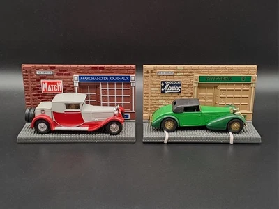 Matchbox Modelli di un tempo Y24 1927 Bugatti T44 + Y17 1938 Hispano Suiza   - Immagine 1 di 4