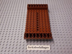 Lego Boat Hull Middle Part 8x16x2 1/3 Reddish Brown 2560 Pirate Ship 6243 7018