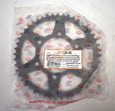 Piñones JT acero alto carbono herrajes traseros 48 dientes 520 JT JTR735.48 Foto 1 de 4