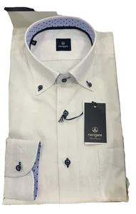 Camicia Uomo Navigare Button-Down Con Interno Collo E Polsi I Fantasia  Con... - Foto 1 di 4
