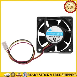 Ventilateur de refroidissement sans balais DC 12V 60x60x25mm, ventilateur d\'ord - Afbeelding 1 van 8