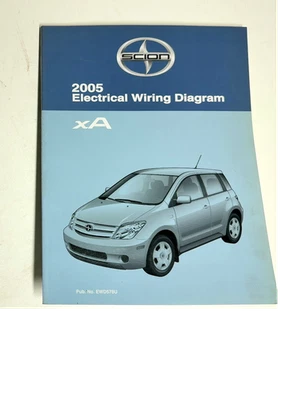 Toyota Scion xA 2005 diagramas de cableado eléctrico servicio de fábrica reparación Foto 1 de 4