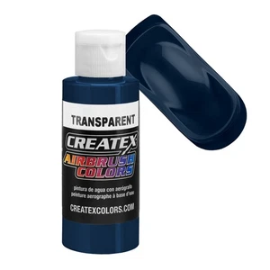 2oz Createx Deep Blue Transparent 5108 - 2Z Airbrush Paint Color - Picture 1 of 1