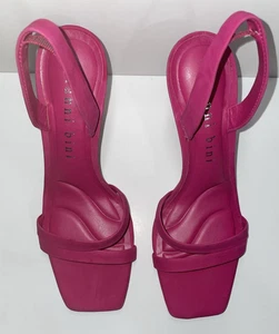 Gianni Bini Pink Leather Upper Slipper 6M No Box - Picture 1 of 14