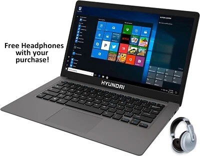 Hyundai 14.1" Intel 1.1-2.8GHz, 4GB 128GB Win11/10+2nd OS Office* - Image 1 of 4