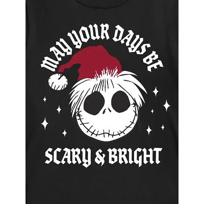 Pesadilla antes de Navidad Santa Jack, camiseta negra XL para niños Foto 1 de 4