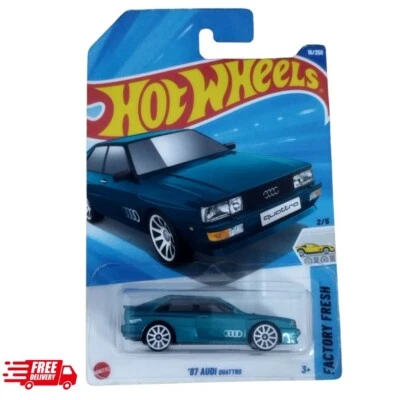 Hot Wheels Green '87 Audi Quattro 16/250 Factory Fresh 2/5 green 2025 - Image 1 of 4