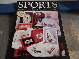 Counted Cross Stitch Stoney Creek Sports Pattern Book Tennis Golf Football - Picture 1 of 3
