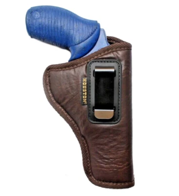 For Taurus Judge 3" Revolver -Houston Brown Eco Leather IWB Inside Waist Holster - Image 1 of 4