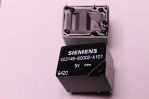 5 Stück Relais Nr751 Siemens V23148-B0002-A101 5V 1 Wechsler bipolar 7A 250VAC - Bild 1 von 1