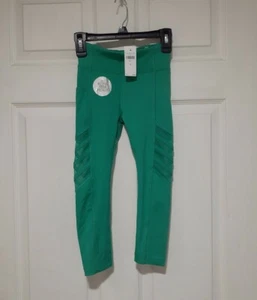 Mädchen Justice Leggings Größe 6 Mädchen Kleinkind Unterteil aktiv grün Jugend Kinder  - Bild 1 von 3