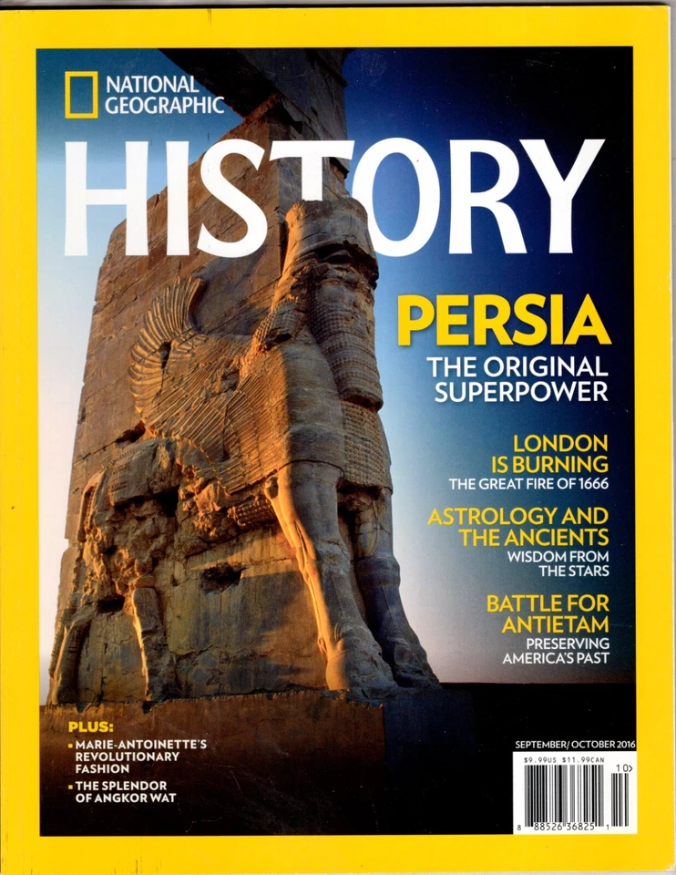National Geographic History Magazine September October 2016 Persia Antietam - Image 1 of 1