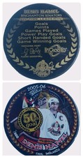 2005-06 BINGHAMTON SENATORS DENIS HAMEL #17 COLLECTORS SOUVENIR PUCK 1 OF 300 