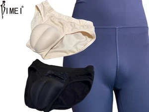 BIMEI Gaff Höschen gefälschte Vagina Kamel Zehenpartie Slip sexy Spitzenunterwäsche für Transgender - Bild 1 von 10