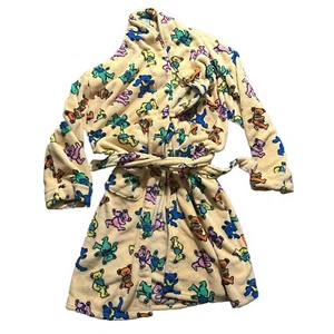 Bata de baño Grateful Dead Dancing Bears amarillo poliéster talla única - Imagen 1 de 4