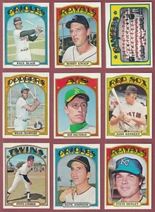 Topps Baseball 1972 (657-787) * Tú eliges * Condiciones listadas - Imagen 1 de 253