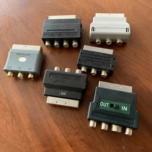 SCART to AV Adapter Joblot - Picture 1 of 3