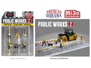 Figura de construcción American Diorama MIJO EXCLUSIVE PUBLIC WORKS 2 metal diecast - Imagen 1 de 1