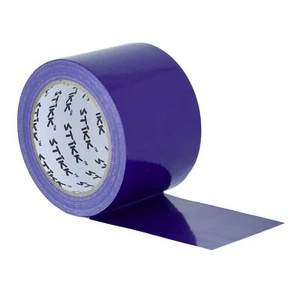 3" x 25 yd 7.5 Mil Thick Purple Duct Tape PE Coated Weather Resistant 2.83" 72mm - Picture 1 of 4