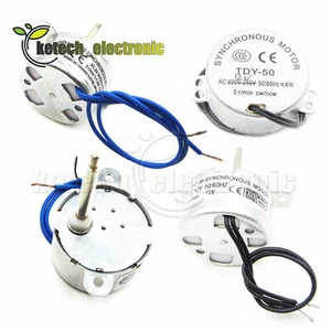 TYC-30/40 6/12V AC MOTORE SINCRONO 5RPM Decorazione Fiore Ottico - Foto 1 di 11