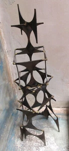 MCM Brutalist Table Sculpture Welded Post Modern ala Curtis Jere Mark Weinstein - Picture 1 of 5