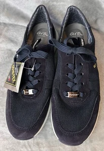 Ara Womens Fusion 4 Black Sneakers Shoes Sz 7 Goretex High Soft Hiking MSRP $176 - Picture 1 of 8