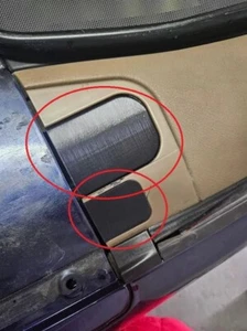Cubierta de bloqueo de techo rígido convertible con solapas BMW E36 51438172797, 51438172803 - Imagen 1 de 16