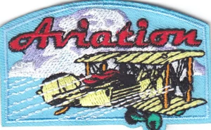 Luftfahrt Bügelbild Patch Flugzeug Flugzeuge Flug - Bild 1 von 1