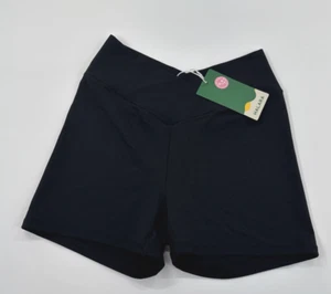 Halara Biker Shorts Womens Medium Black Stretch Yoga Ultrasculpt High Waist NEW - Picture 1 of 6