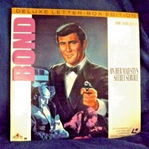 BOND 007 ON HER MAJESTY'S SECRET SERVICE 2 VIDEO LASERDISC SET "PG" 1991 135 MIN - Imagen 1 de 7