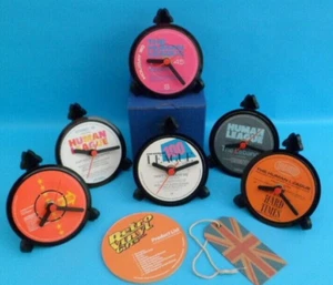 THE HUMAN LEAGUE - 4" DESK CLOCKS - Upcycled SINGLES made using original records - Picture 1 of 68