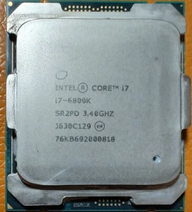 Intel Core i7-6800K 3.40GHz 6-Core 12T 15MB LGA2011-3 140W SR2PD CPU Processor - Picture 1 of 2