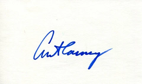 Art Carney The Honeymooners Harry and Tonto Oscar Winner Signed Autograph Cover