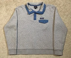 Patagonia Organic Cotton Quilt Snap T Pullover Herren meliert grau XL - Bild 1 von 16