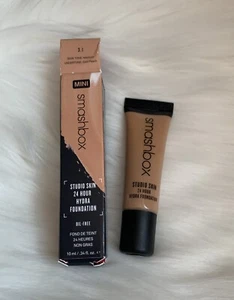 Smashbox Studio Skin 24 Hour Hydra Foundation ~ 3.1 Medium/Cool Peach ~ 10ml NIB - Picture 1 of 3