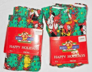 Neu in Verpackung Jungen Vintage Disney Mickey Mouse Santa Baumwolle Boxershorts Weihnachten Gr. M & L - Bild 1 von 3