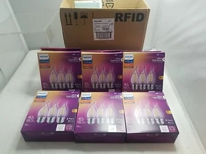 18 BULBS Philips Ultra Definition 40W Equivalent Soft White BA11 Medium LED - Picture 1 of 7