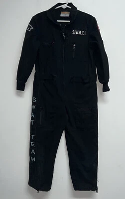 Get Real Gear Niños SWAT Disfraz de Halloween Vestir Talla 4-6 Mono Negro Foto 1 de 4