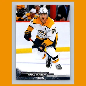 Tarjeta de hockey Mikael Granlund #350 2022 Upper Deck Nashville Predators NHL CASI NUEVA - Imagen 1 de 3