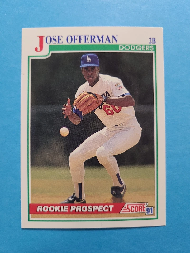 JOSE OFFERMAN 1991 SCORE BASEBALL CARD # 343 F4056 - Image 1 of 1