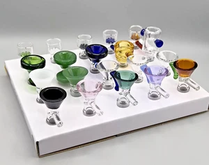 14mm Glass Bowl Piece Slide Hookah Bowl For Water Pipes Bongs - 1pc - Picture 1 of 10