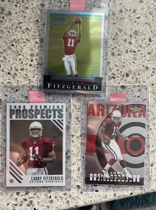 2004 Bowman Chrome Larry Fitzgerald Rookie #118 Topps Chrome RC And Topps Finest - Picture 1 of 7