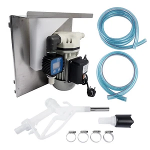 230V AdBlue Pumpe + Durchflussmesser + Edelstahlhalterung+Zapfpistole Urea Pumpe - Bild 1 von 12