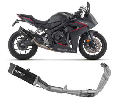 Racing Full System Exhaust Arrow Indy Race EVO Dark Alumini Honda CBR 650 R 2024 - image 1 of 4