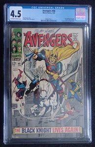 Avengers #48 ๐ฅ CGC 4.5 OW/WH ๐ฅ 1st Black Knight 1968 Magneto - Picture 1 of 3