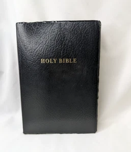 KJV Holy Bible Super Giant Print Edition Black Holman 1998 - Imagen 1 de 8