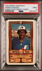 1983 Andre Dawson Super Star Perma-Graphics PSA 9 - Picture 1 of 2