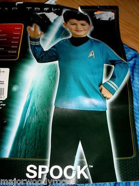 Star Trek vhs dvd movie Boys Spock Halloween Costume L 12-14 - Image 1 of 1