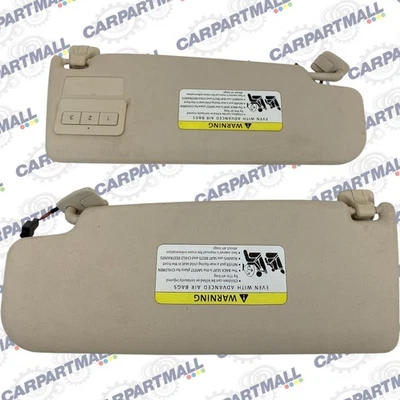 2009-2017 Volkswagen CC Roof Left & Right Sunvisor Set Sun Visor Shade OEM — 第 1/4 张图片