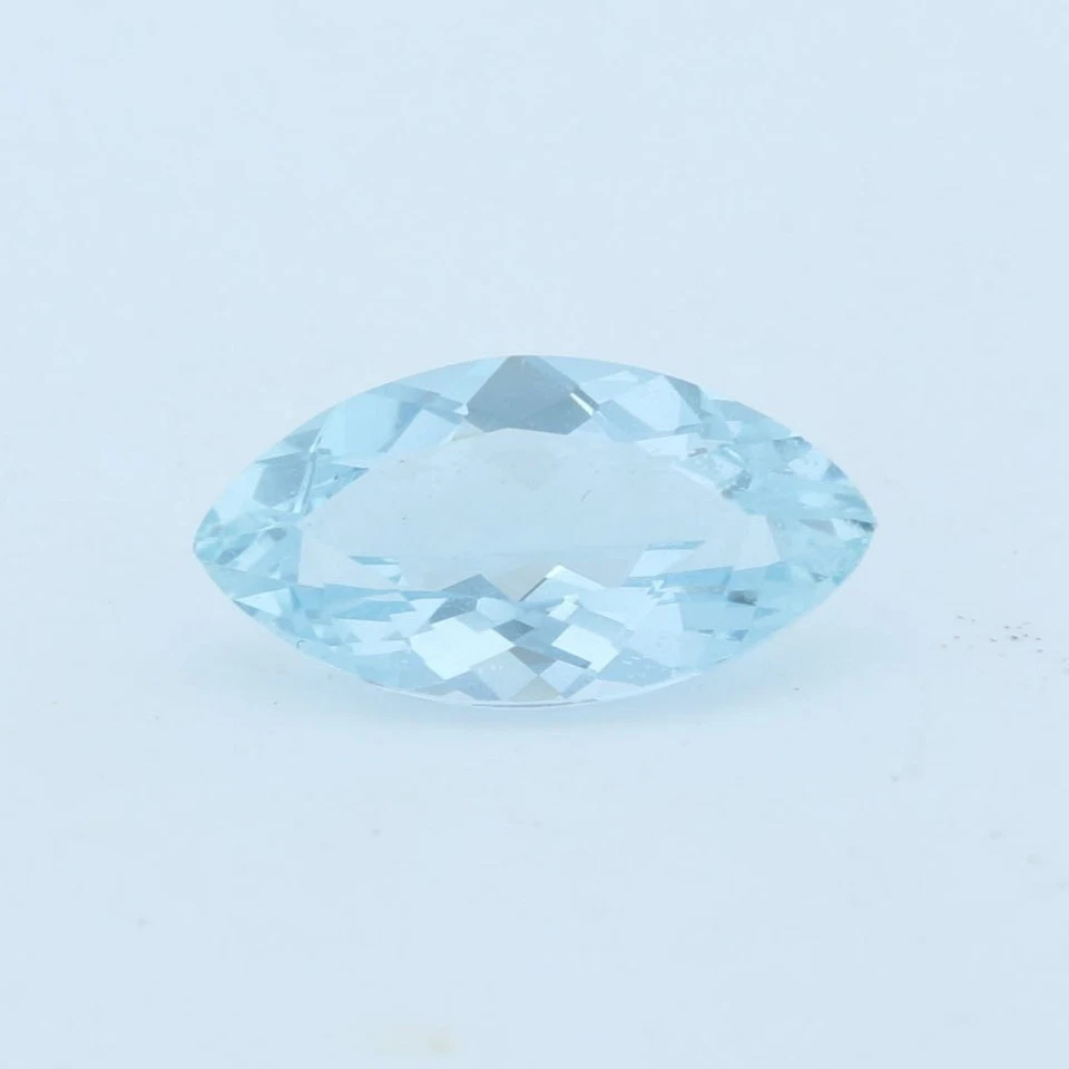 Nuevo 1.89ct 13 x 6.5mm Aguamarina Natural Solitario Corte Marquesa Piedra Preciosa Suelta Foto 1 de 1